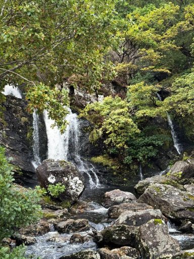 west highland way scotland walking holidays scottish waterfall